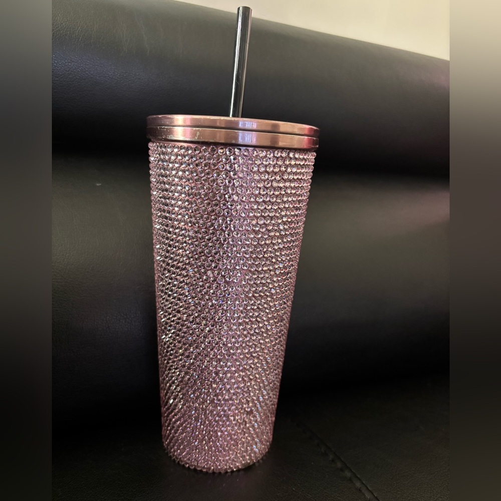 Hydrapeak 25 oz Journey Pink Rhinestone Tumbler with Straw